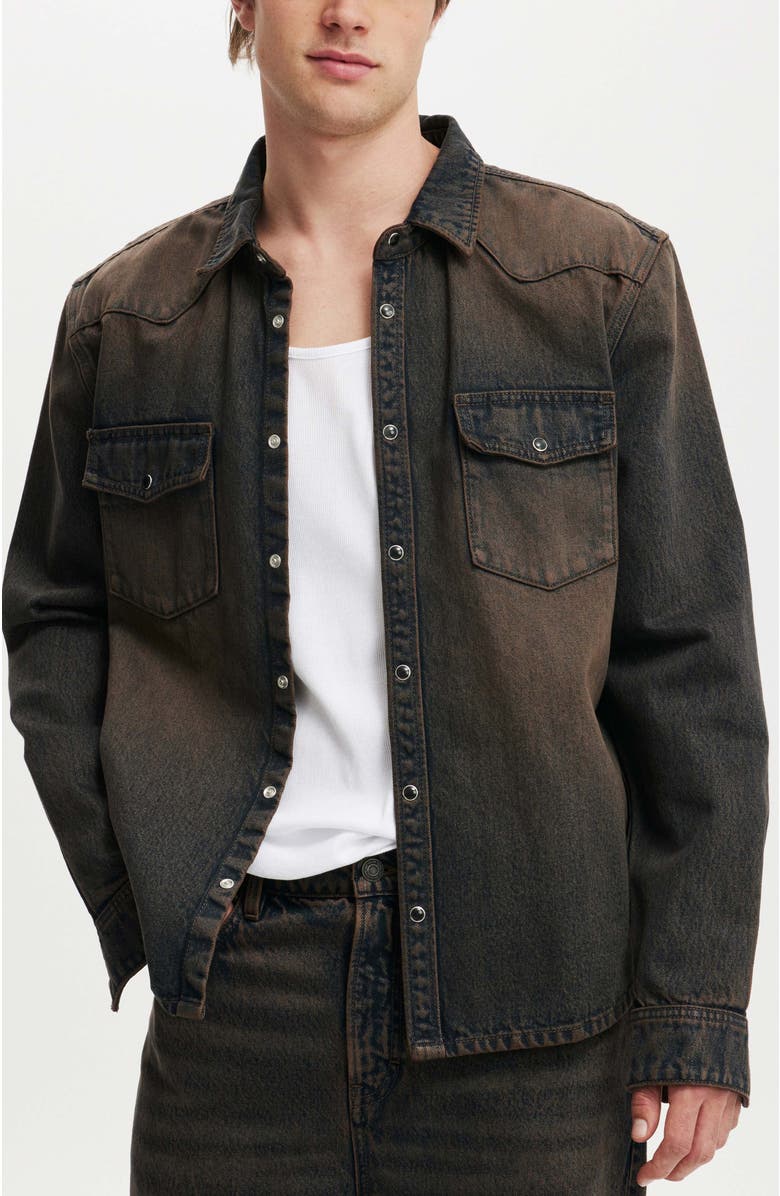 Cotton On Western Overshirt, Main, color, 