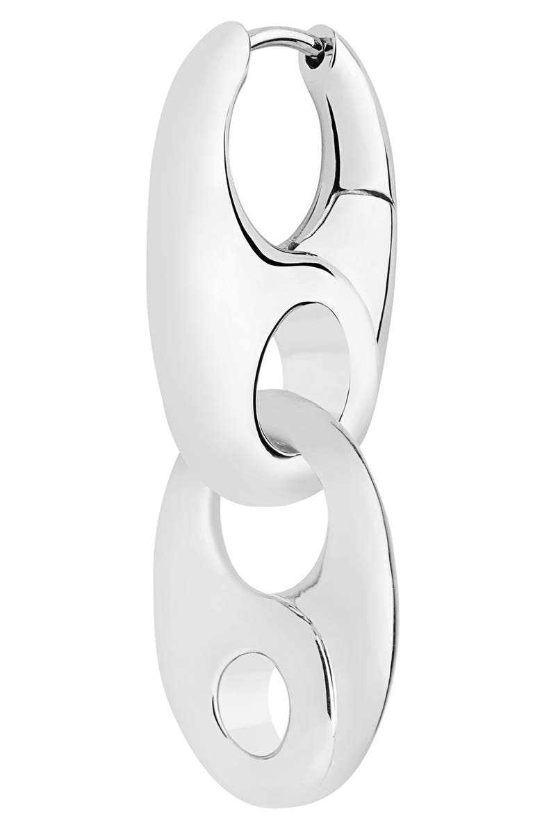 Maria Black Ballroom Single Huggie Earring, Alternate, color, 