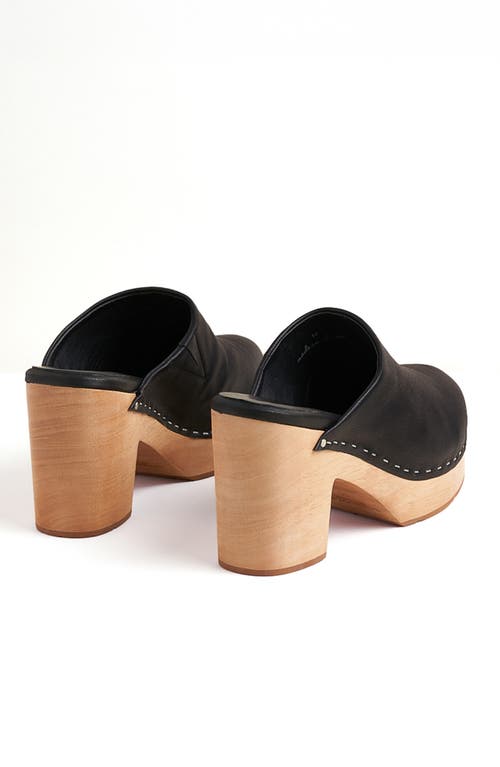 Charlotte Stone Marlo Platform Clog In Black