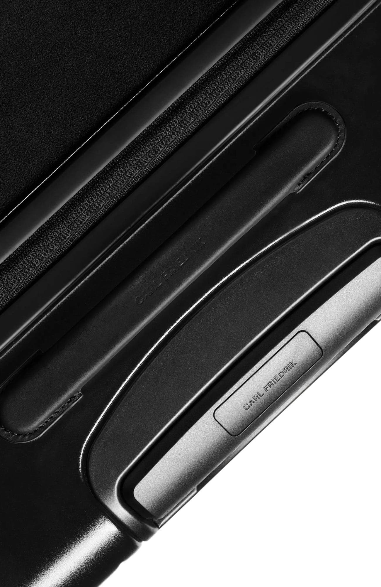 Carl Friedrik The Large Check-in Suitcase, Alternate, color, Black / Black