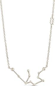 Sterling Forever 14K Gold Plated Station Constellation Pendant Necklace