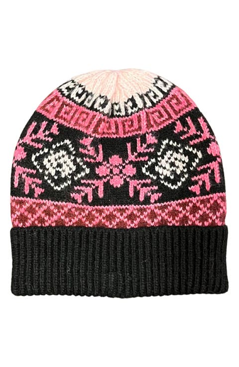 Fair Isle Knit Beanie