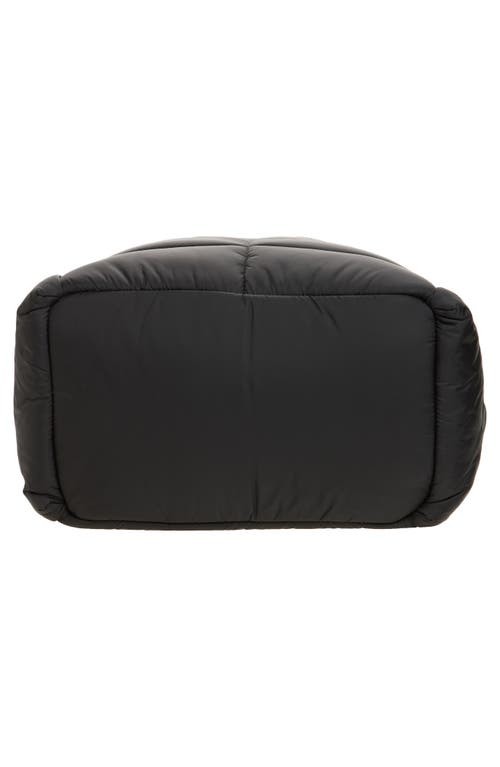 Moncler Mommy Quilted Diaper Bag In Black
