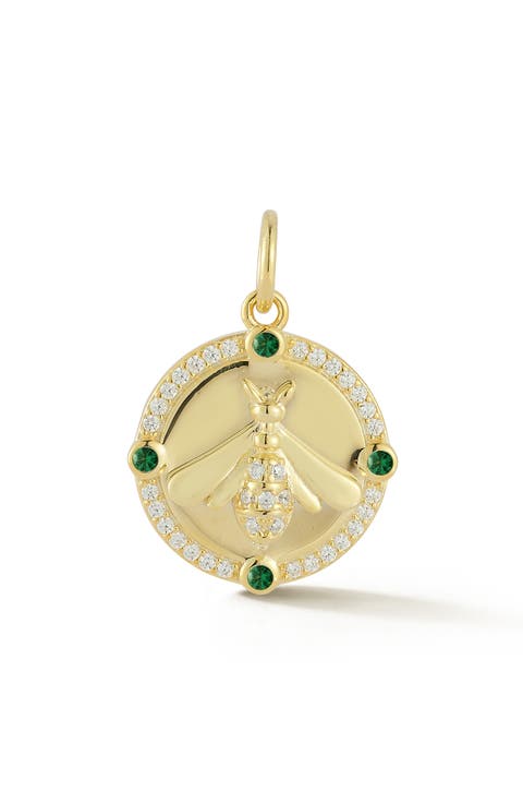 Bee Cubic Zirconia Charm