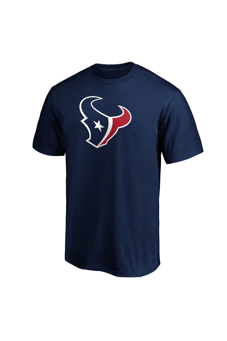 Men's Fanatics Branded Navy Houston Texans Big & Tall Primary Team Logo Long Sleeve T-Shirt, Alternate, color, Navy