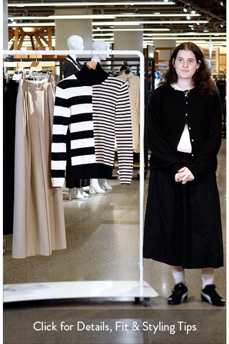 The Greta Stripe Turtleneck Seater video