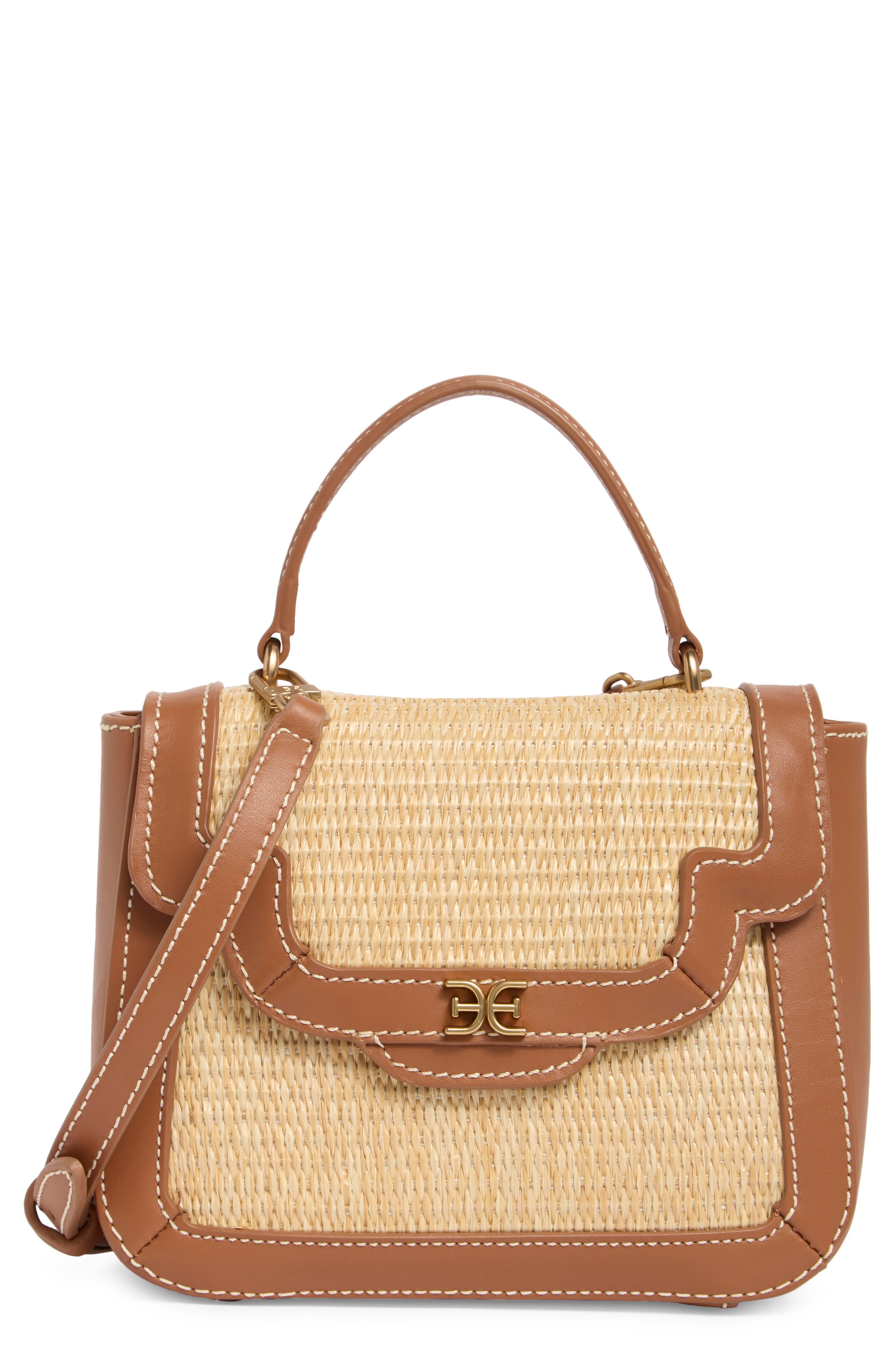 Sam Edelman Marsella Woven Top Handle Bag, Main, color, 
