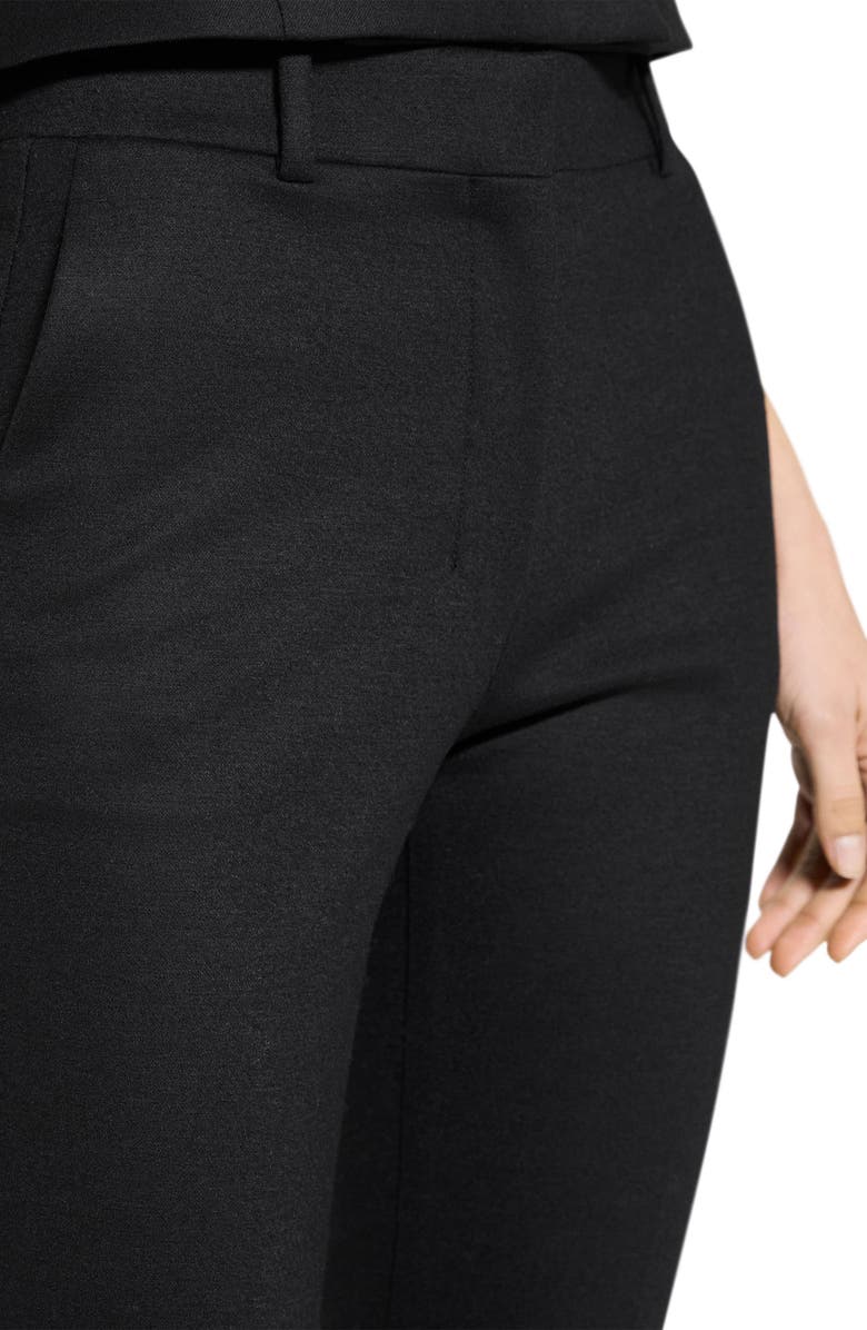 Theory Slim Fit Wool Blend Pants, Alternate, color, Black