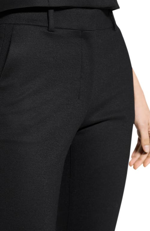Theory Slim Fit Wool Blend Pants In Black