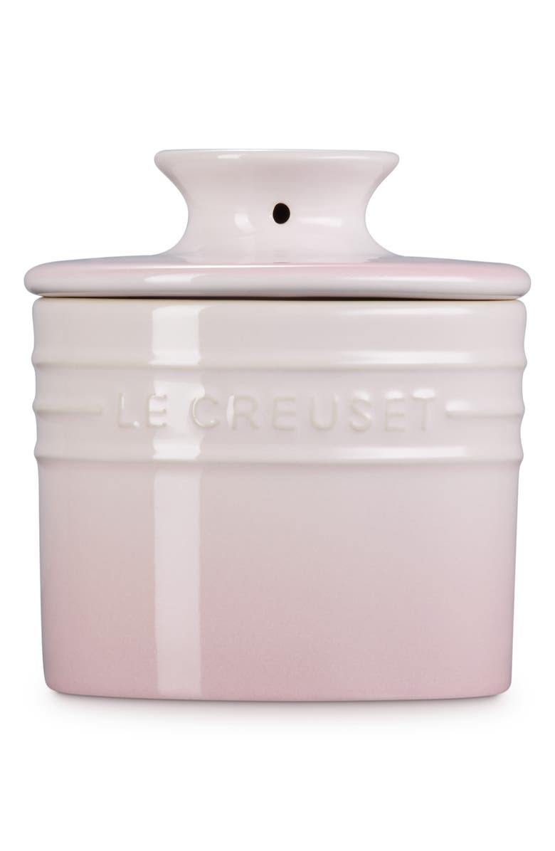 Le Creuset Stoneware Butter Crock, Alternate, color, Shell Pink