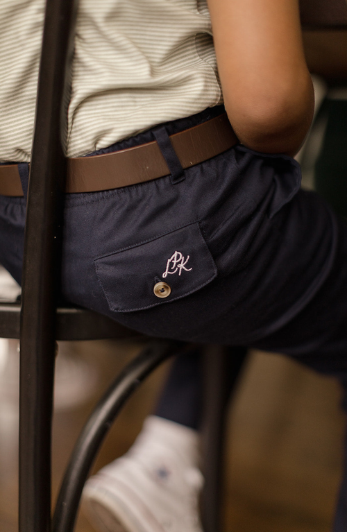 Little Paper Kids Theodore Pant In Blue