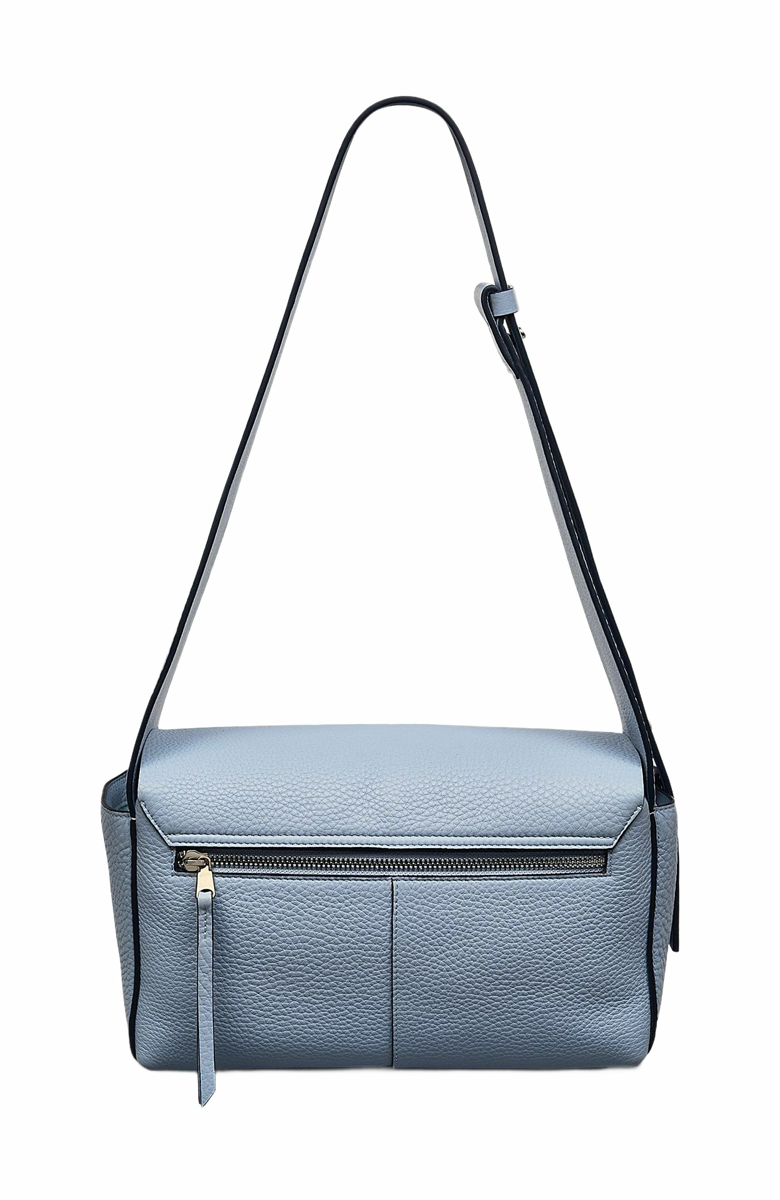 Radley De Beauvoir Medium Ziptop Shoulder Bag, Alternate, color, Smoke Blue