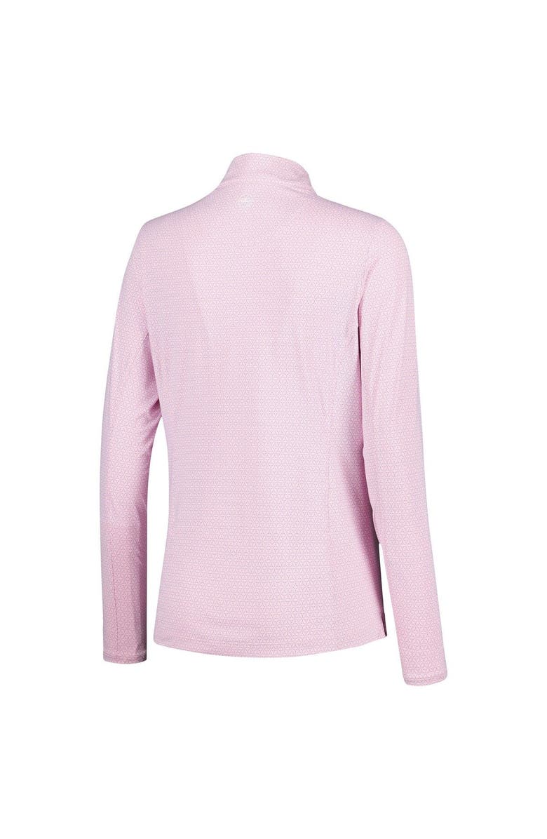 Peter Millar Women's Peter Millar Pink THE PLAYERS Lightweight Half-Zip Sun Shirt, Alternate, color, Pink