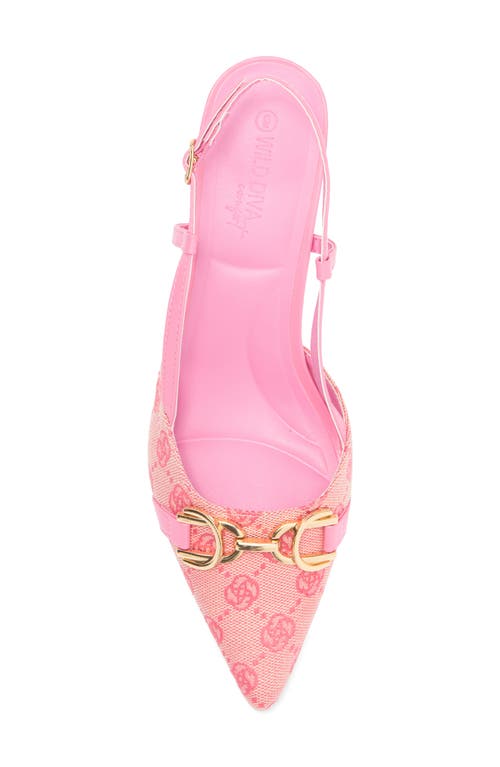 Wild Diva Lounge Aleena Kitten Heel Pump