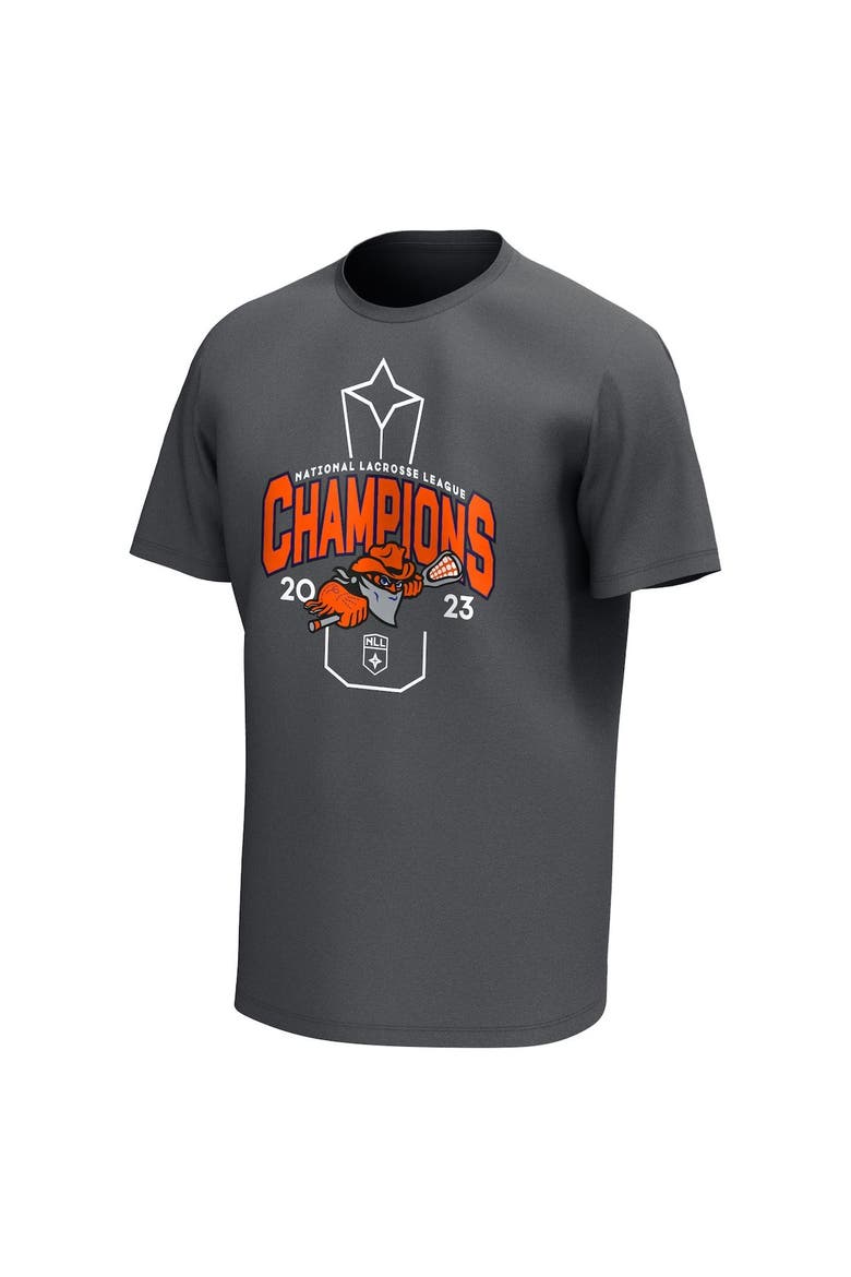 Women's  Charcoal Buffalo Bandits 2023 NLL Cup Champions T-Shirt, Alternate, color, Charcoal