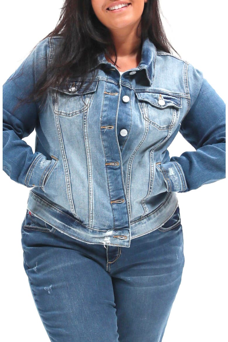 Denim Jacket, Main, color, DESTINY