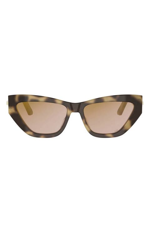 CDior B6I 56mm Gradient Cat Eye Sunglasses