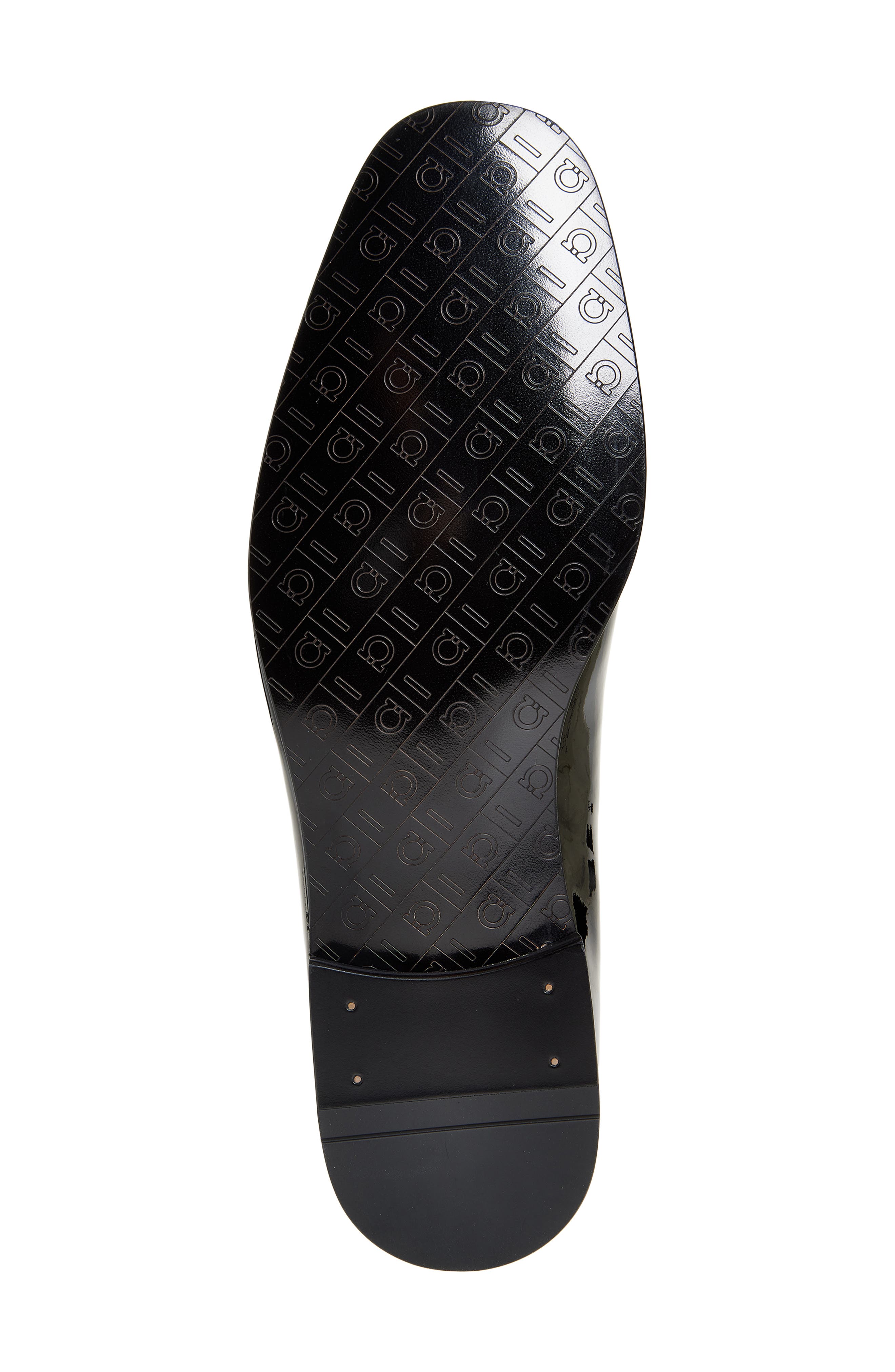 FERRAGAMO Astro Patent Leather Wholecut Shoe, Alternate, color, Nero Nero Nero