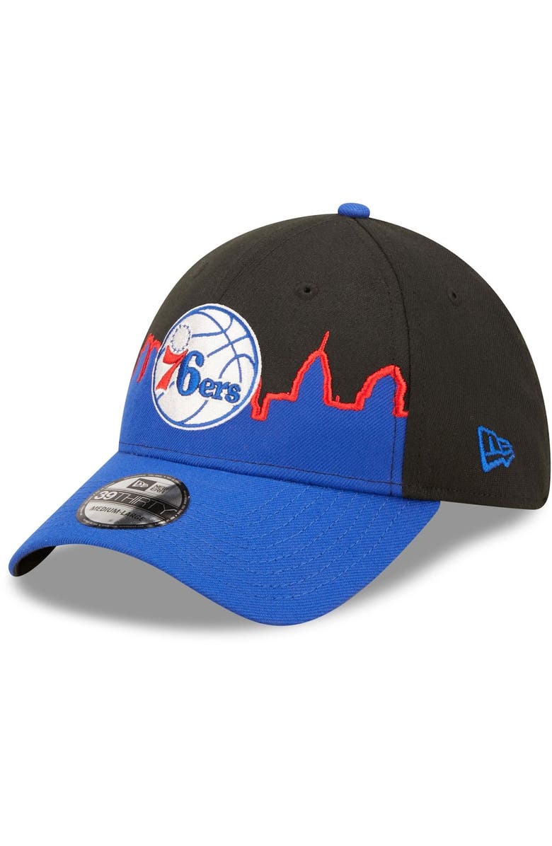 New Era Men's New Era Royal/Black Philadelphia 76ers 2022 Tip-Off 39THIRTY Flex Hat, Alternate, color, 