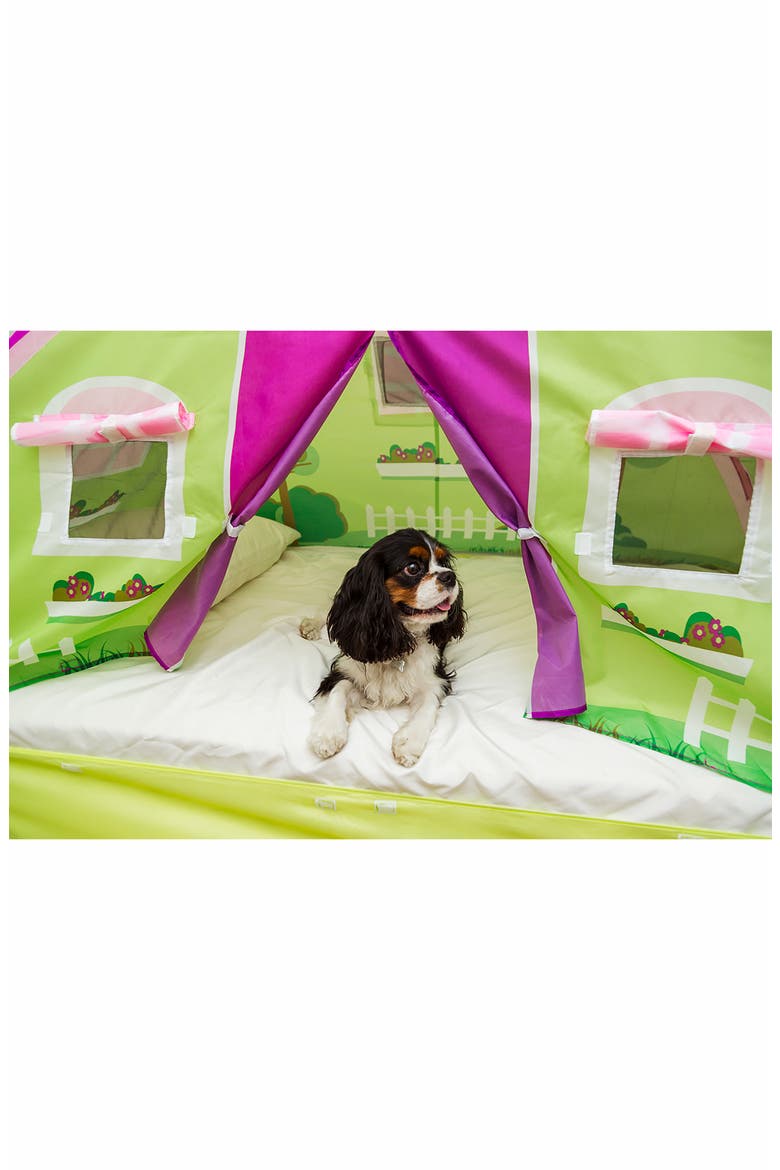 Twin-Size Cottage Bed Tent, Alternate, color, GREEN
