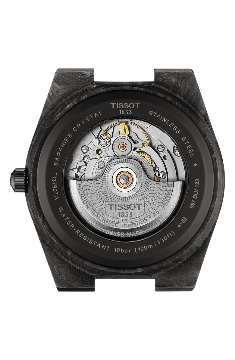 Tissot PRX GTS Powermatic 80 Rubber Strap Watch, 40mm, Alternate, color,