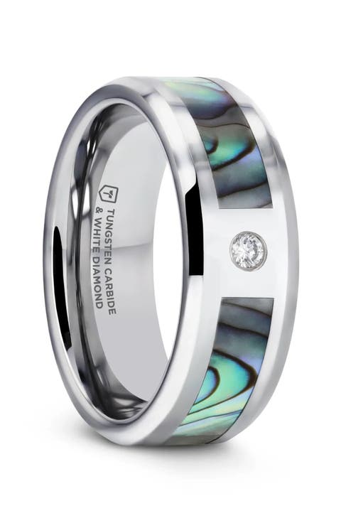 Honolulu Mother of Pearl White Diamond Ring