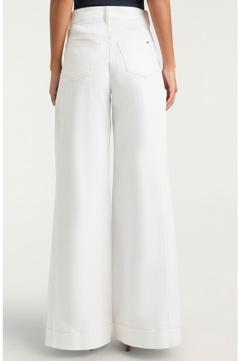 Carol Wide Leg Jeans, Alternate, color, WHITE