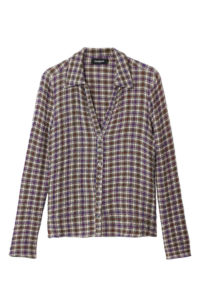 Desigual Niigata Plaid Button-Up Shirt, Alternate, color,
