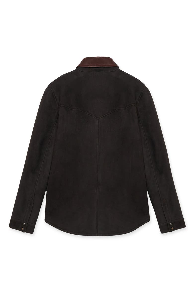 Texas Shearling Shirt, Alternate, color, BROWN