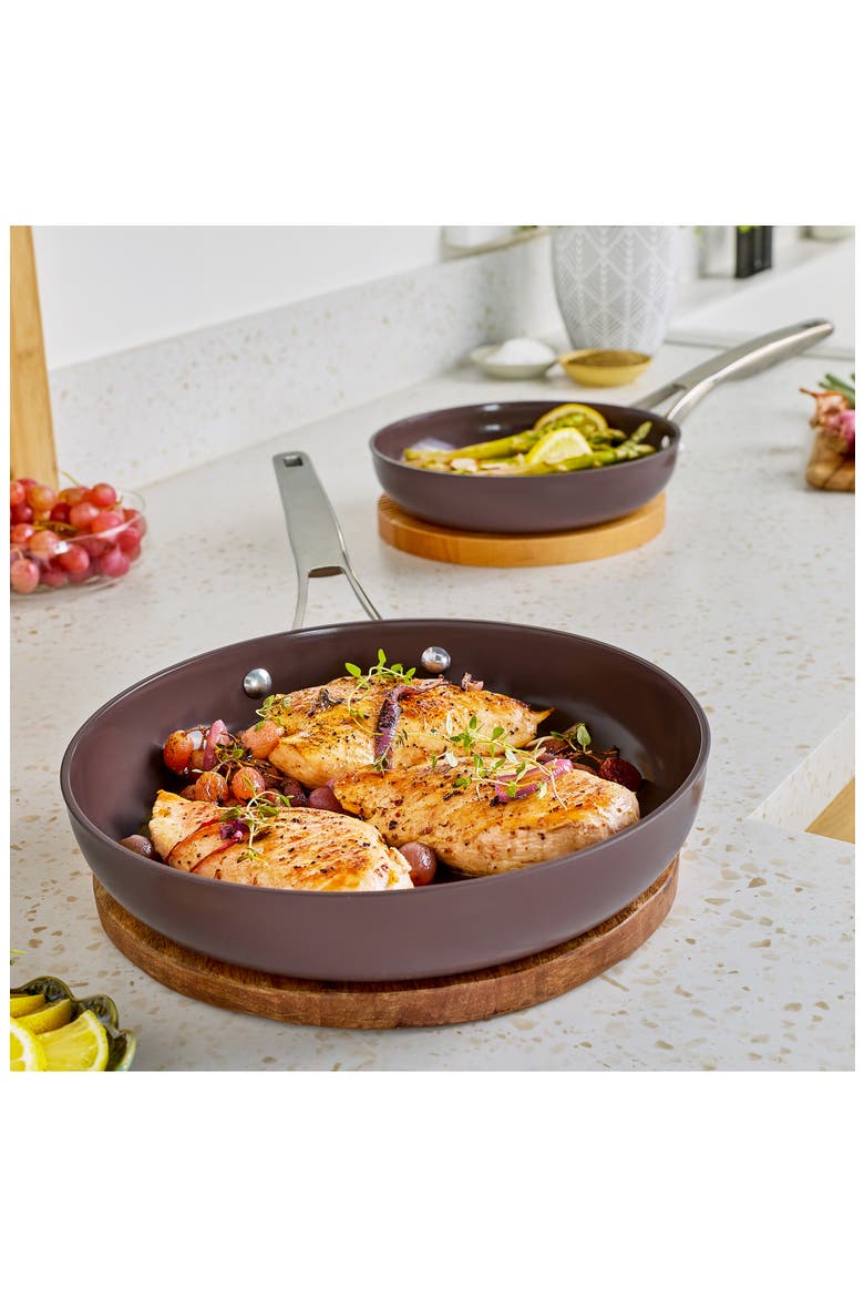 Premier Ceramic Nonstick 8-Piece Cookware Set, Alternate, color, FOND