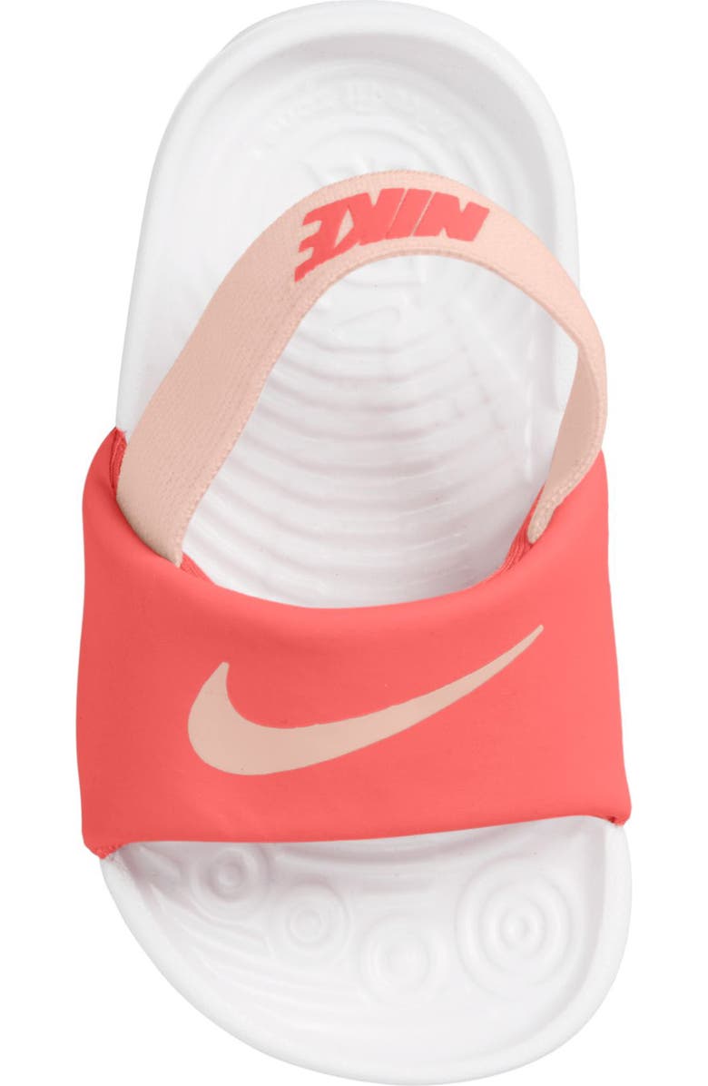 Nike Kids' Kawa Slingback Slide, Alternate, color, Magic Ember/ Pink/ White