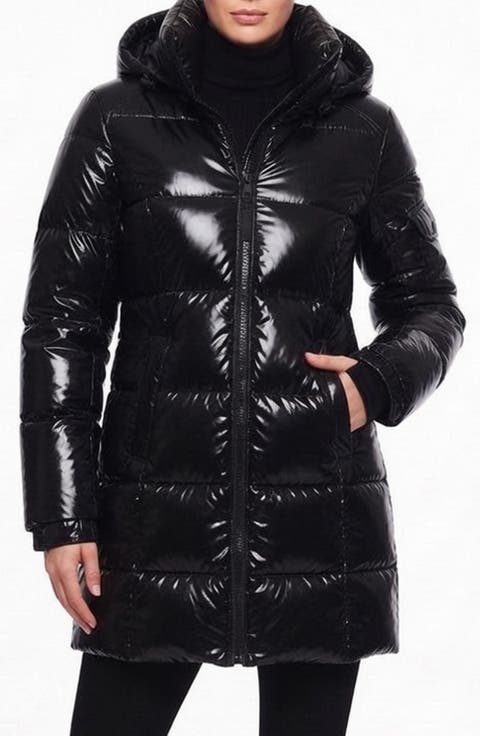 Mulberry Water Repellent Puffer Coat