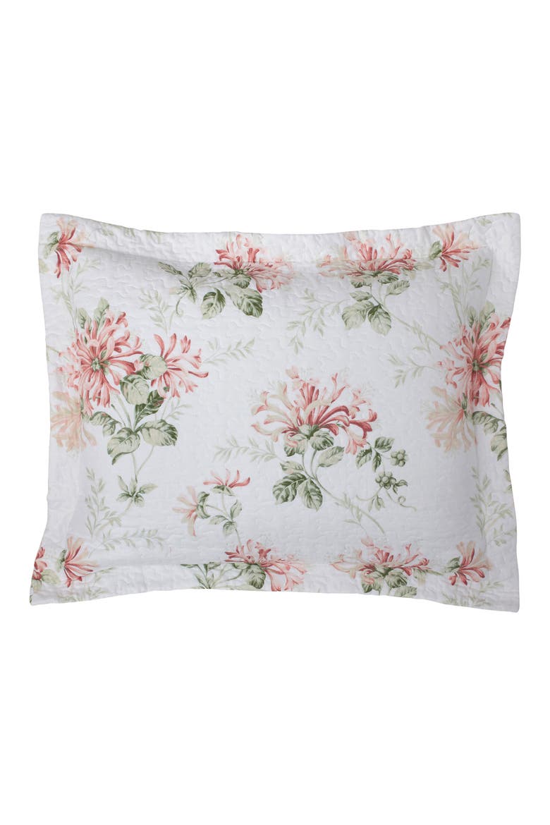 Honeysuckle Twin Quilt & Sham Set, Alternate, color, BLUSH