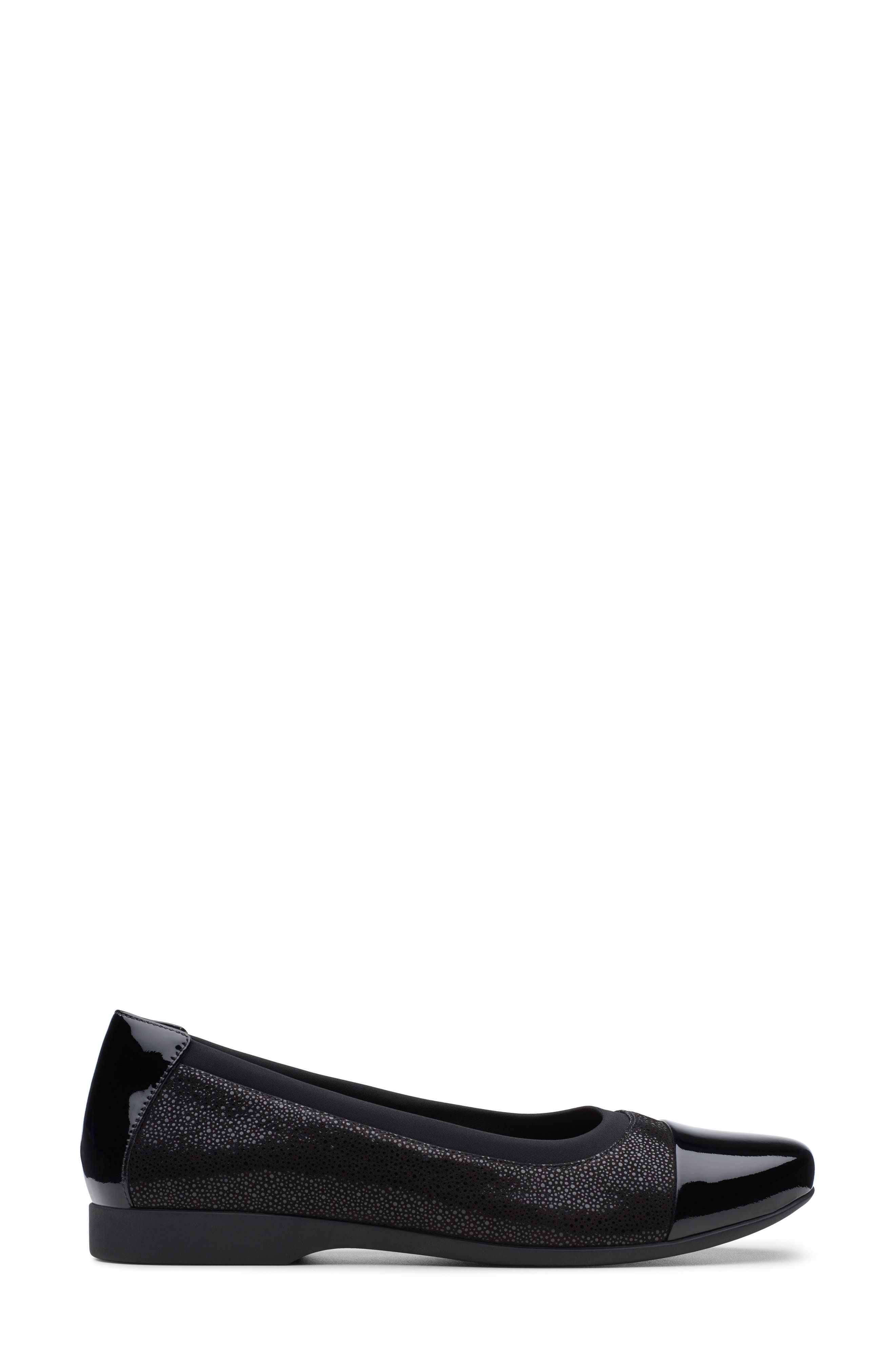 Un Darcey Cap Flat, Alternate, color, BLACK/ BLACK LEATHER