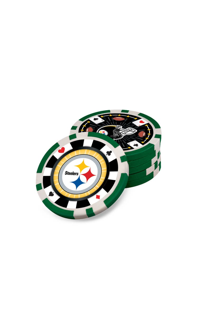 Pittsburgh Steelers 300 Piece Poker Set, Alternate, color, Multicolor