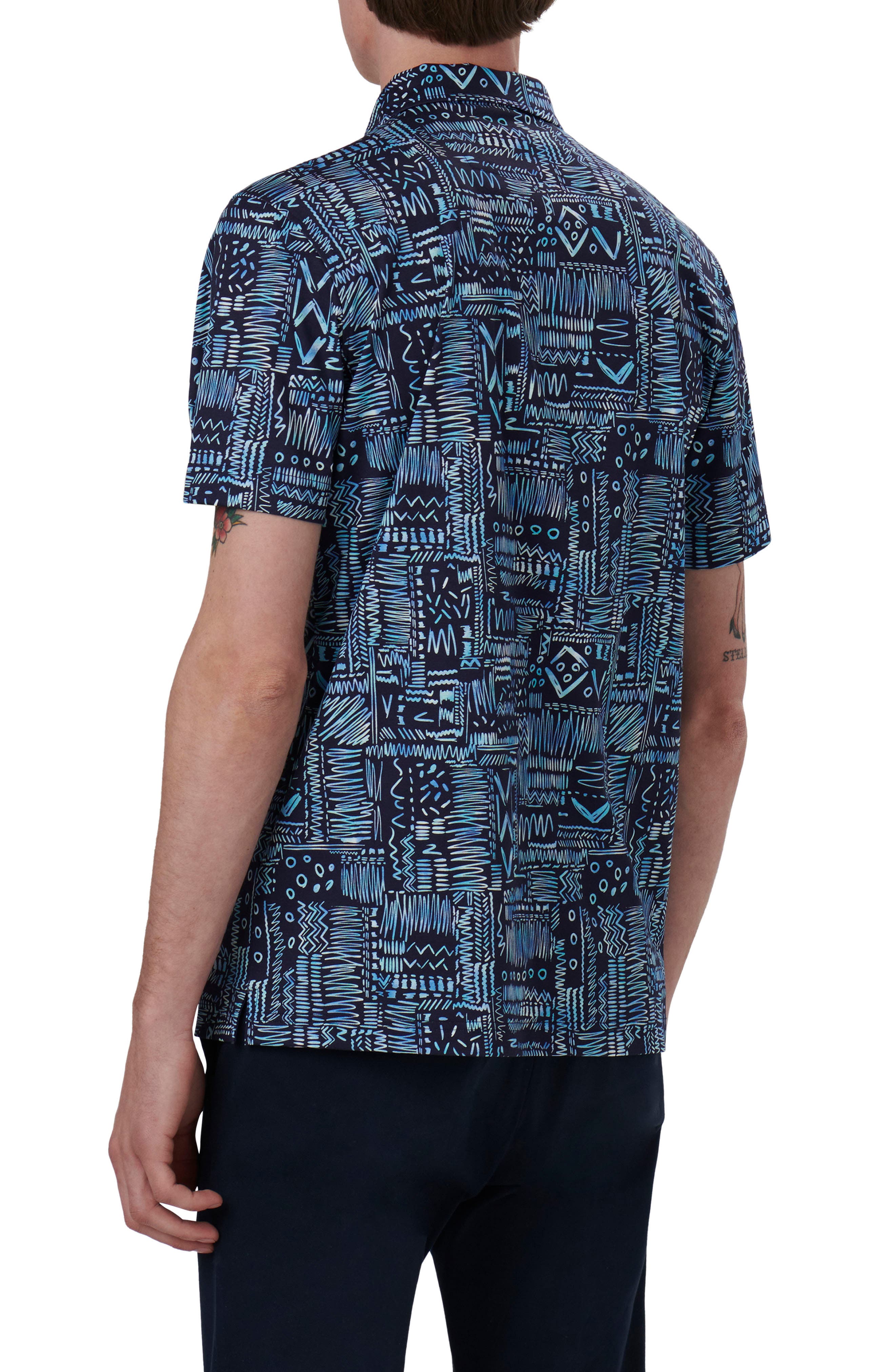Hendrix Digital Print Pima Cotton Polo - image 2