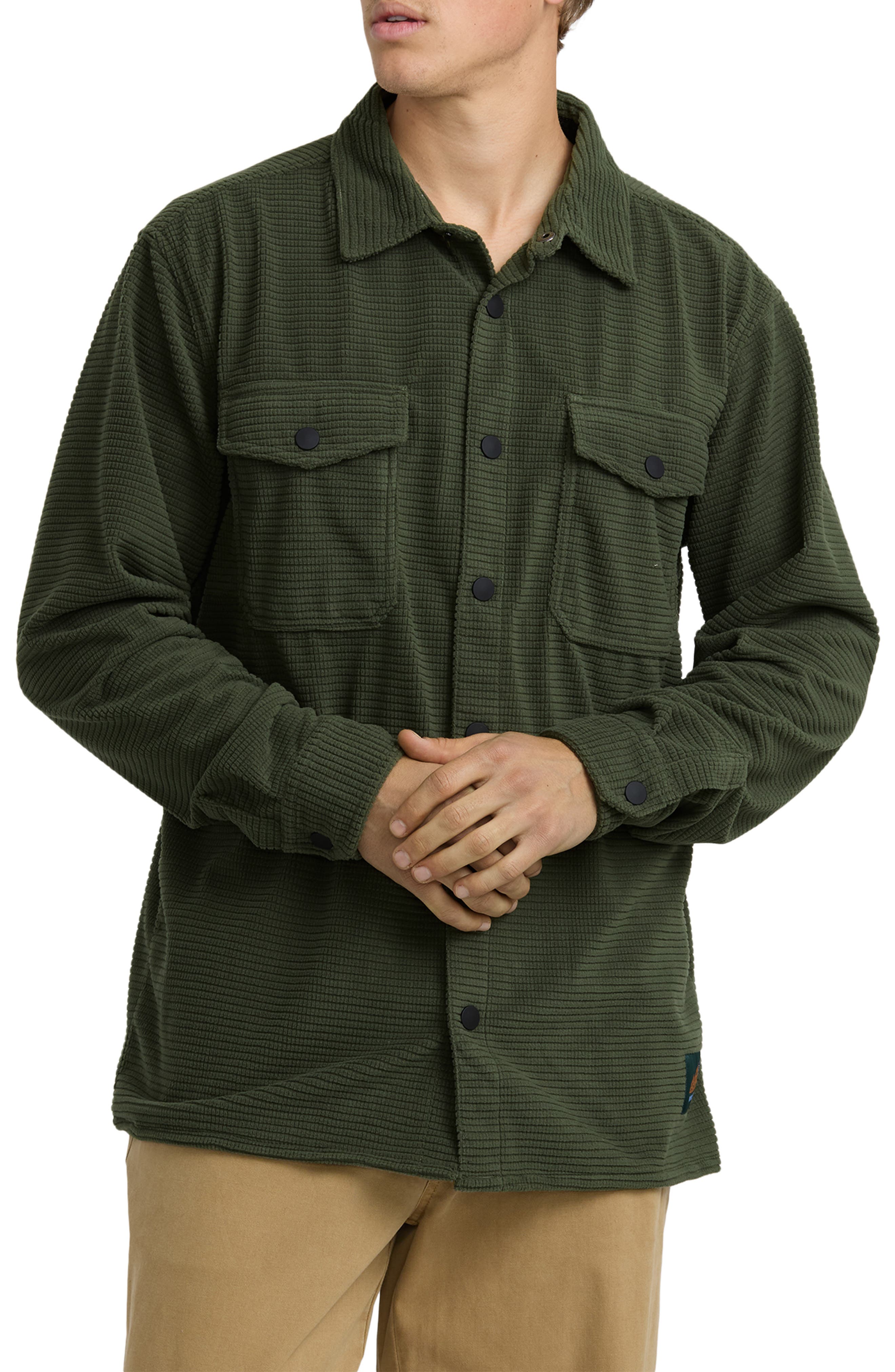 Ridge Corduroy Flannel Button-Up Shirt
