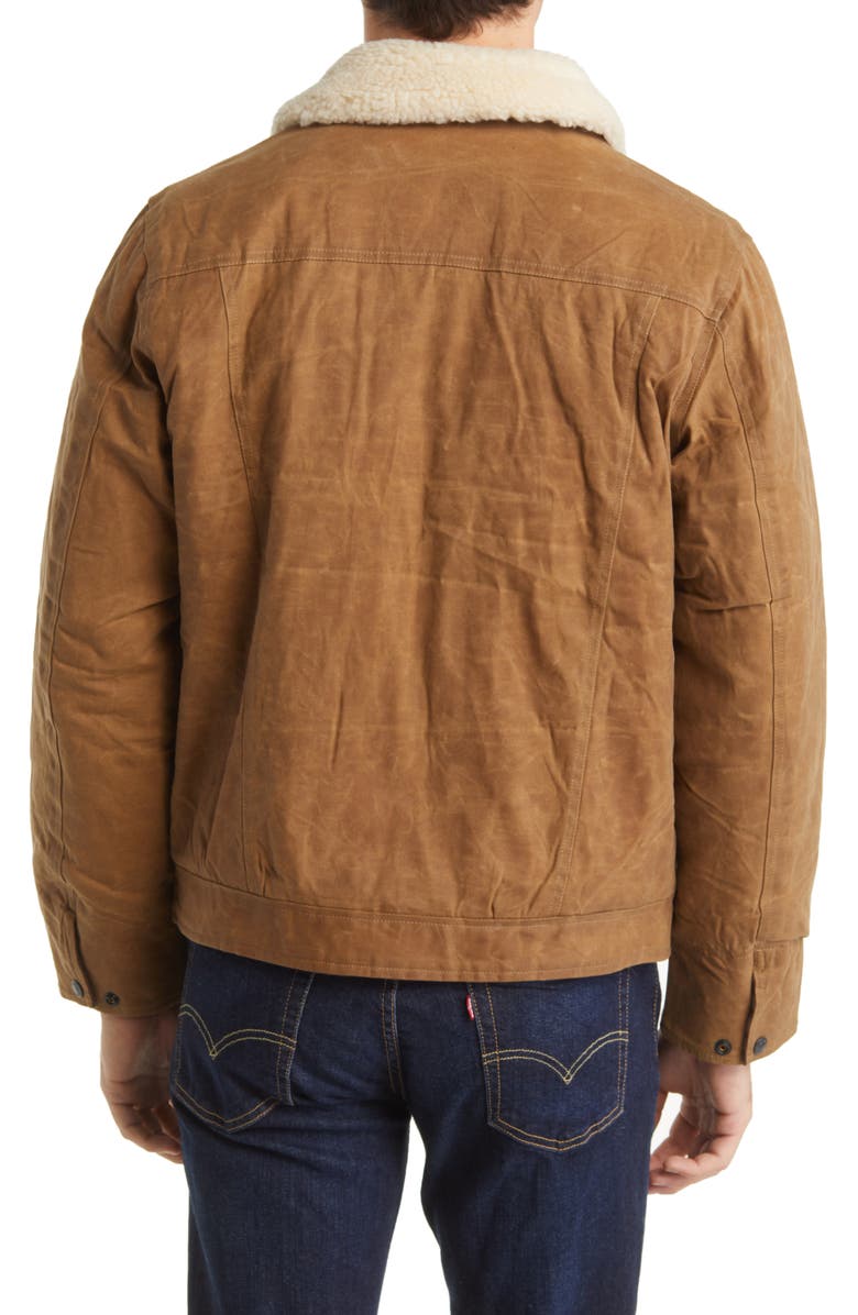 Schott NYC Waxed Cotton Mechanic Jacket, Alternate, color,