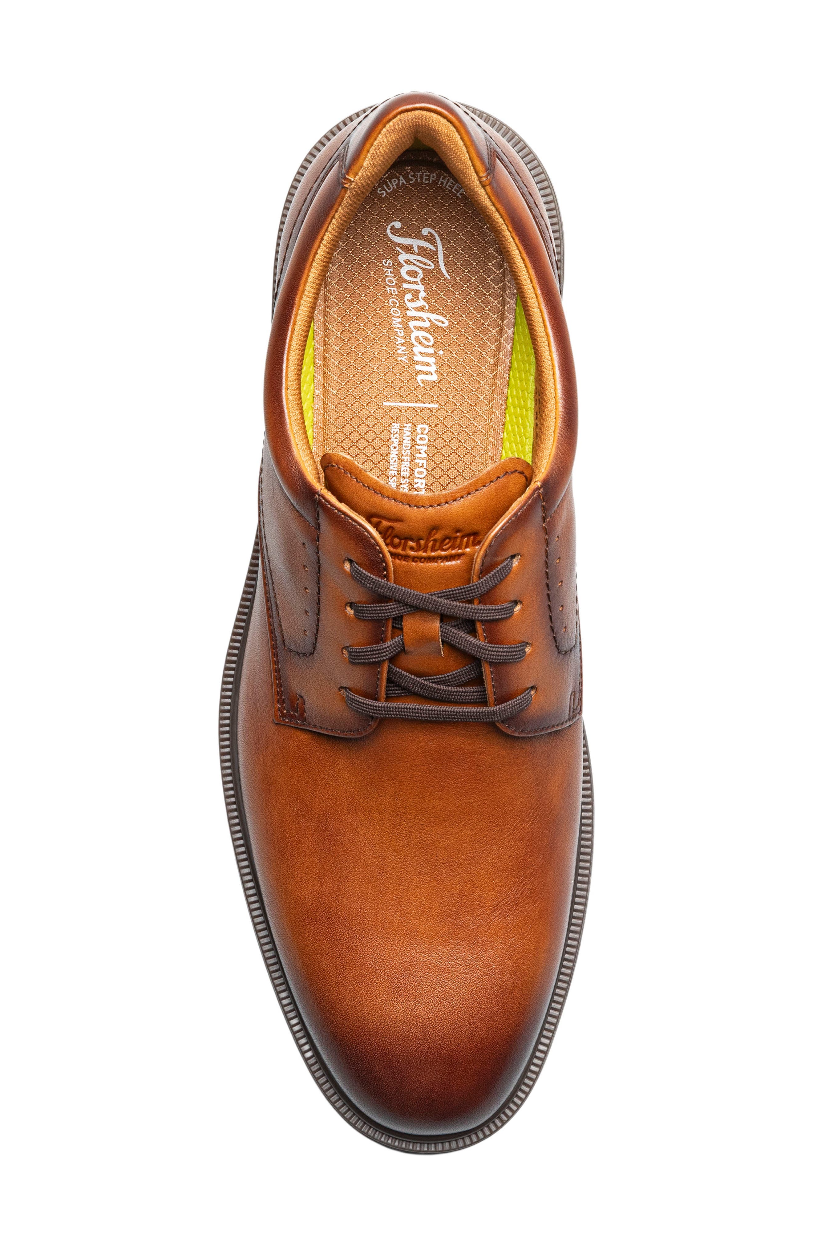 Highrise Plain Toe Oxford, Alternate, color, COGNAC