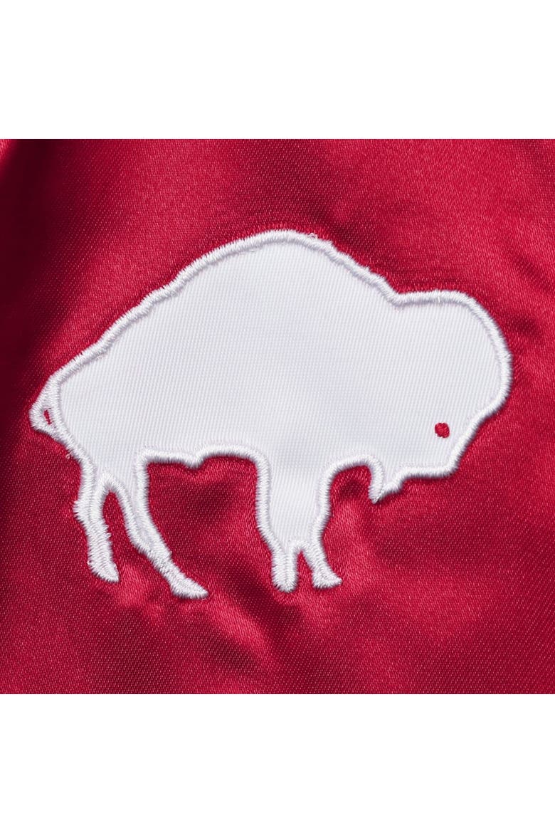 Women's Mitchell & Ness Red Buffalo Bills Team 2.0 Satin Raglan Full-Snap Jacket, Alternate, color, Red