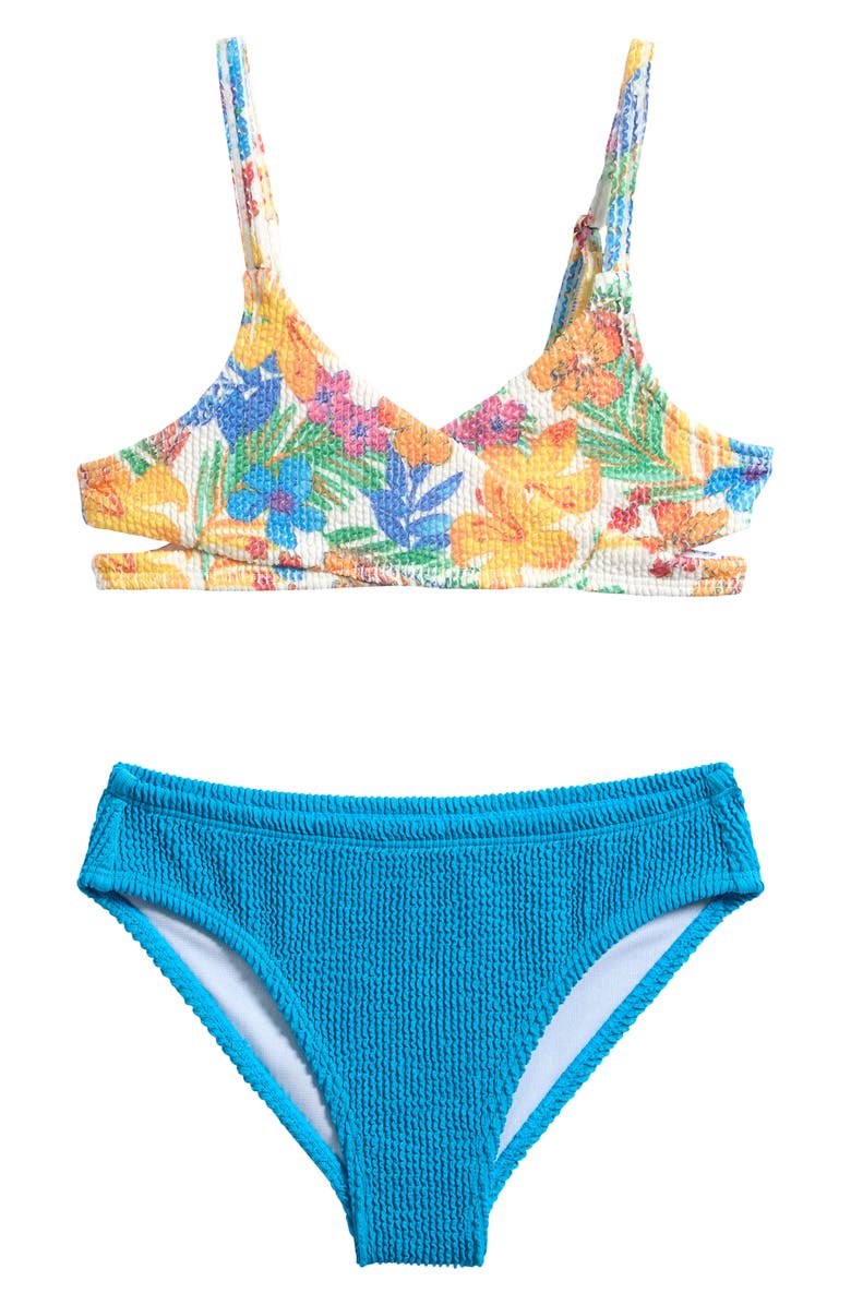 Miken Swim Kids' Wrapped Two-Piece Swimsuit, Main, color,