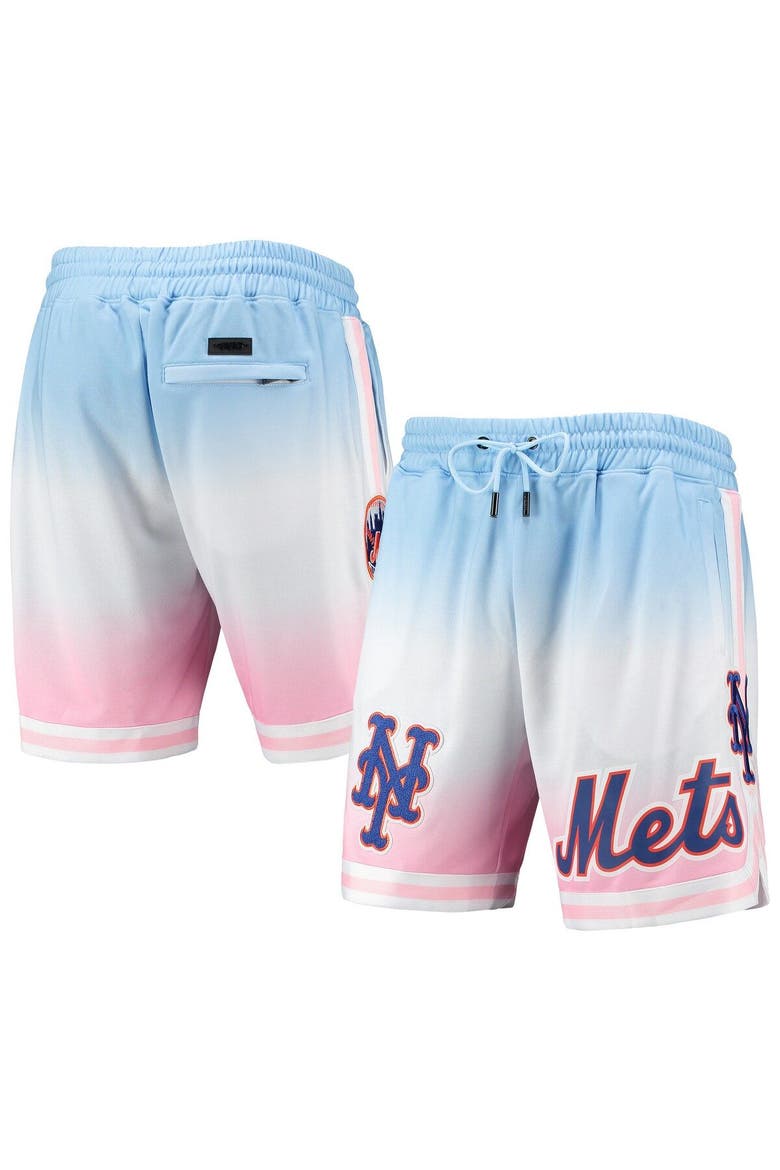 Men's Pro Standard Blue/Pink New York Mets Team Logo Pro Ombre Shorts, Alternate, color, Blue