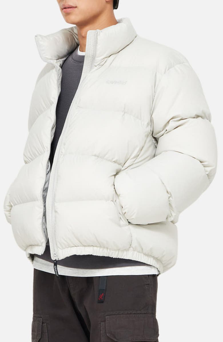 Gramicci Water Resistant Down Puffer Jacket, Alternate, color, Light Beige