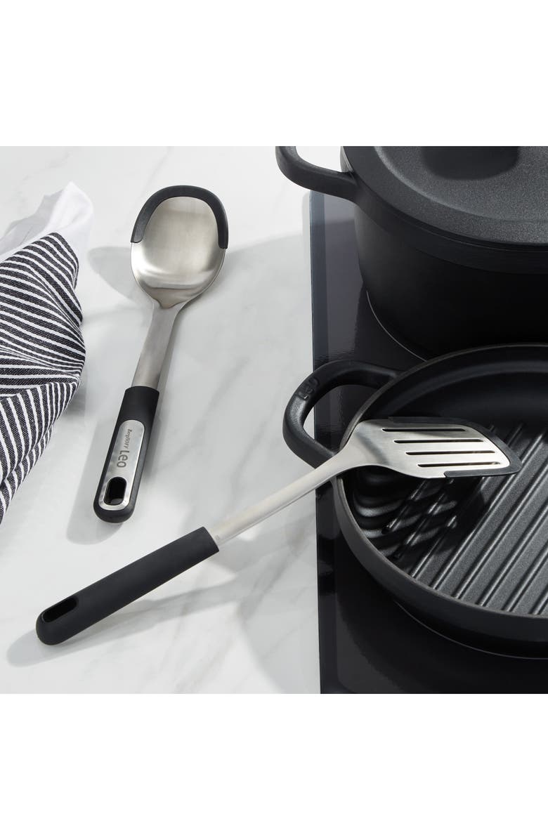 BergHOFF Leo Graphite 13.5-Inch Serving Spoon, Alternate, color, Black