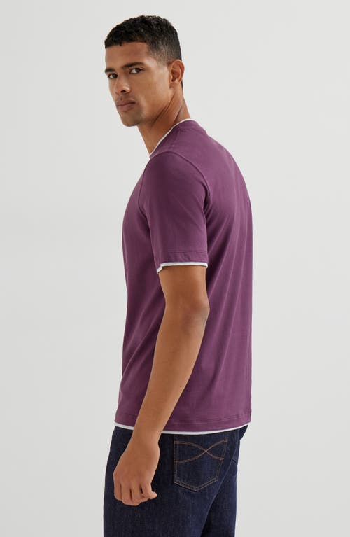 Brunello Cucinelli T-shirt Mit Rundem Ausschnitt