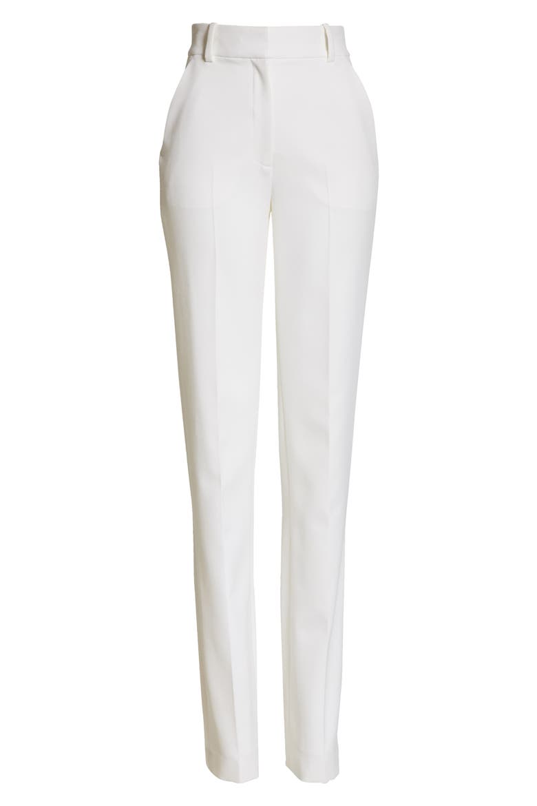 Nigel II High Waist Wide Leg Pants, Alternate, color, WHITE