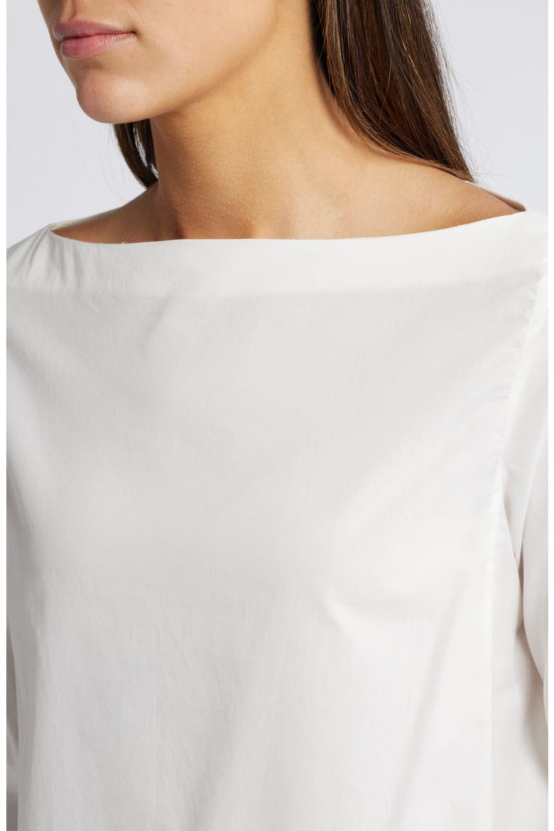 Aleza Organic Cotton Top, Alternate, color, WHITE