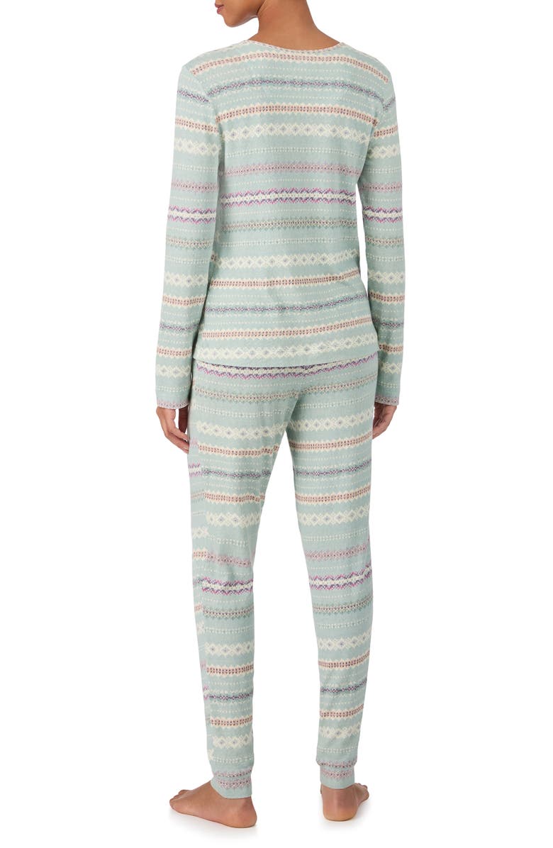 Lauren Ralph Lauren Henley Cotton Blend Pajamas, Alternate, color, 