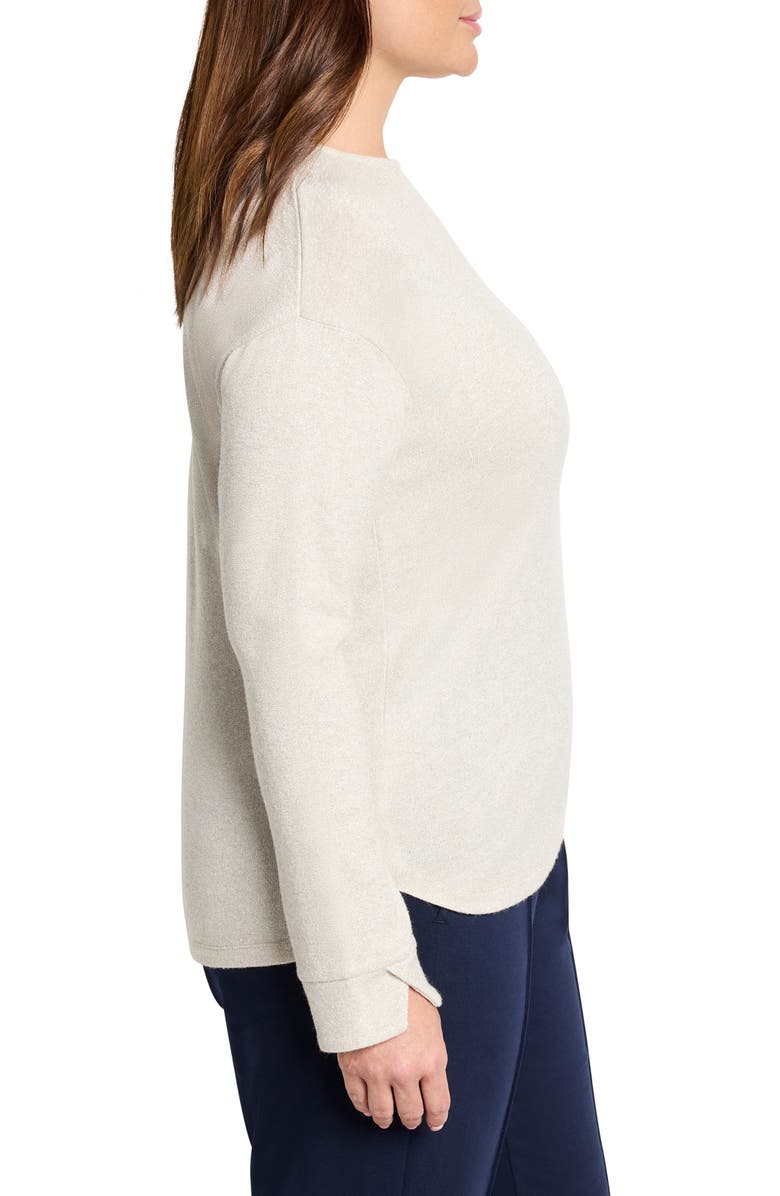 NIC+ZOE Everyday Sparkle Relaxed Fit Top, Alternate, color, Neutral Mix