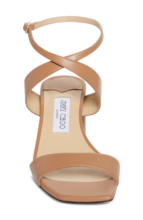 Jimmy Choo Jago Ankle Strap Sandal In Biscuit